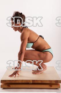 Kneeling pose of Oxana  0003